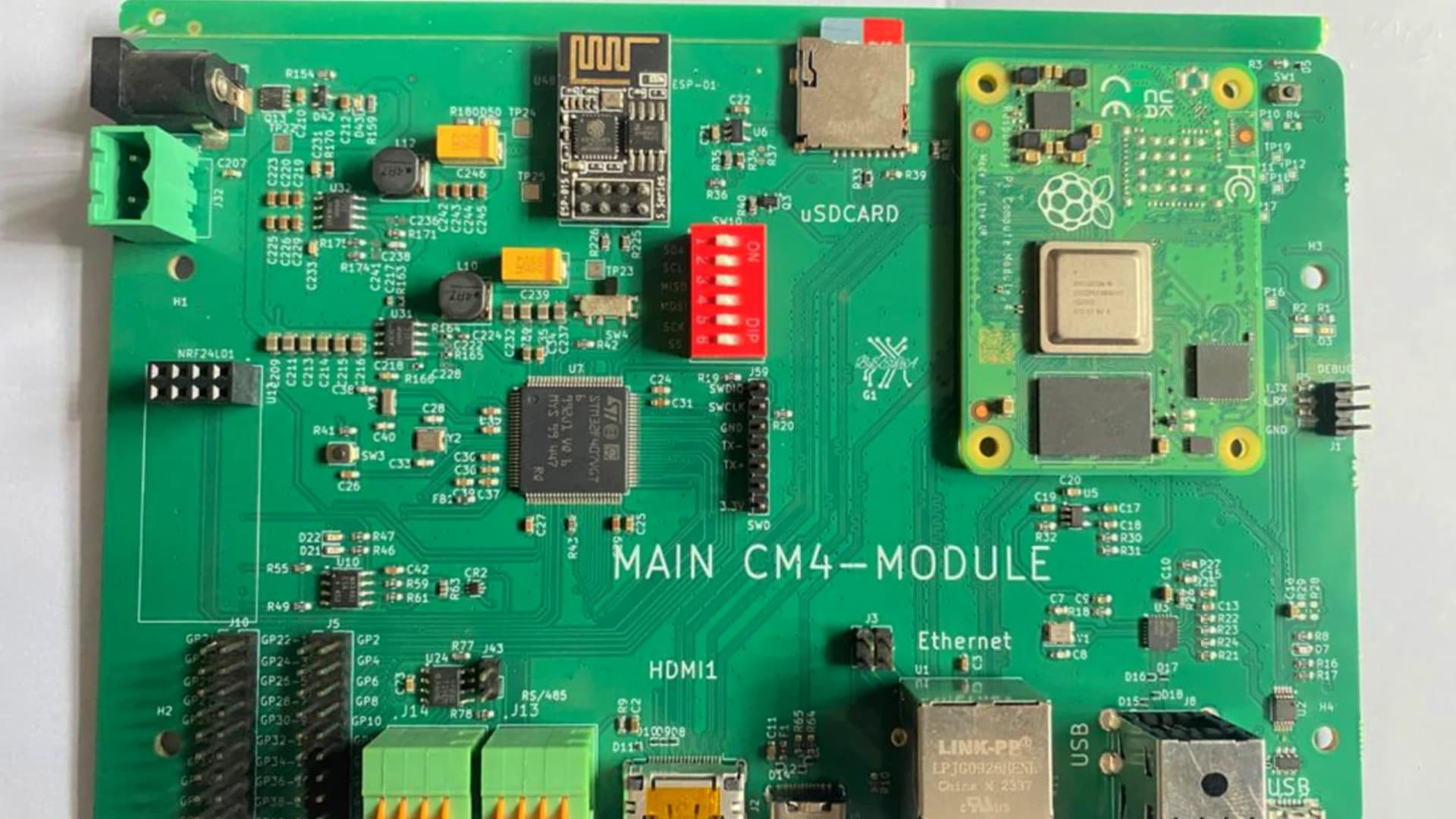 Squared CM4 module board