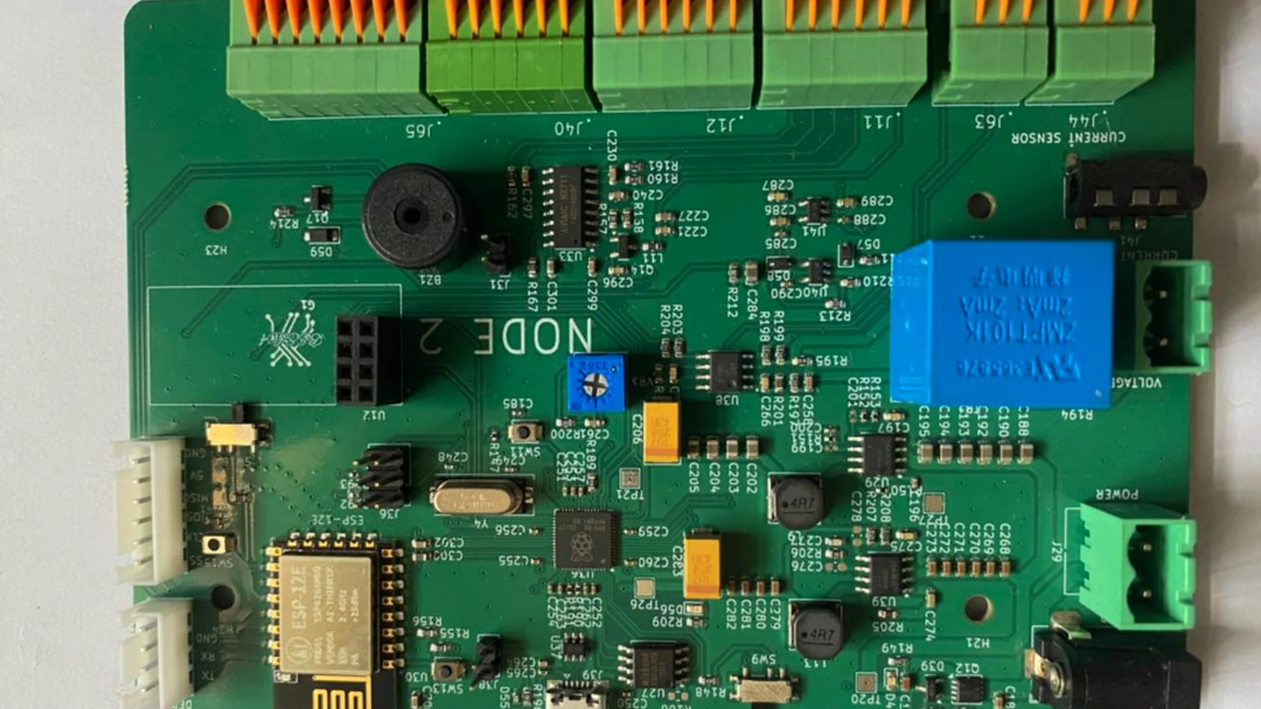 Squared NODE 2 power-sensing board
